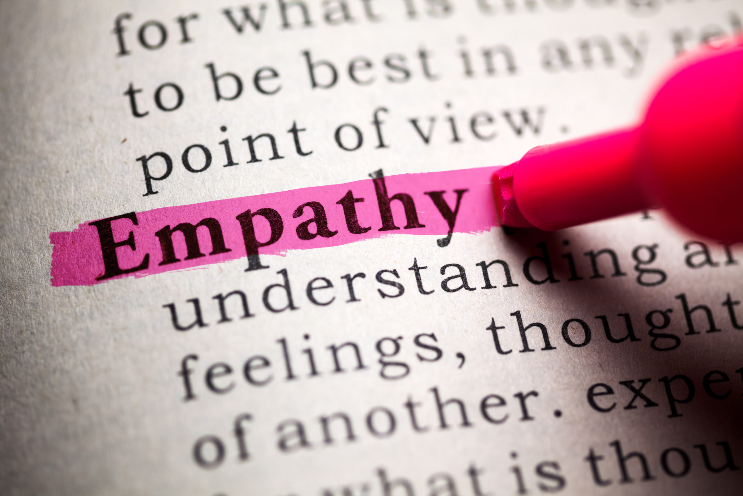 Teignmouth Library - Empathy Definition: understanding Synonyms: affinity,  appreciation, being on same wavelength, being there for someone, community  of interests, compassion, insight, pity, rapport, recognition,  responsiveness, soul, sympathy, warmth